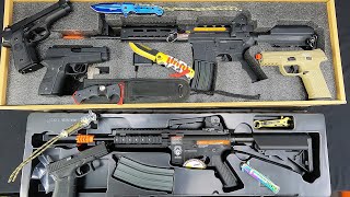 GR16 C.O.W. RUSH AIRSOFT WEAPON - GOLDEN EAGLE AIRSOFT GE6669 - GOLD SERIES First Shot screenshot 5