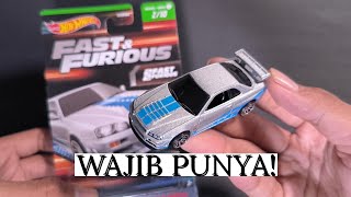 Unboxing & Review Nissan Skyline GTR R34 Hot Wheels Fast and Furious Series 2023