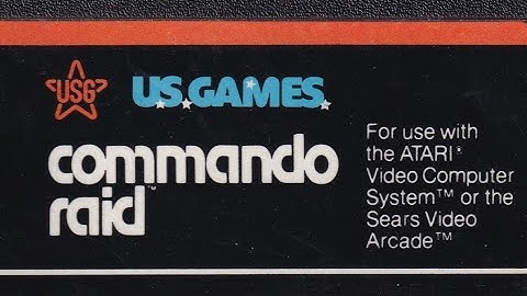 The prettiest single screen shooter you ever saw: Commando Raid on the Atari 2600 (1982)