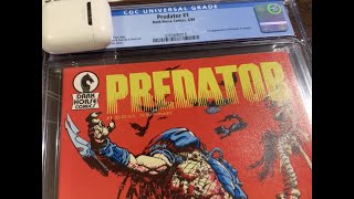 BEFORE PRESSING TO CGC GRADED: Predator #1 Dark Horse Comics