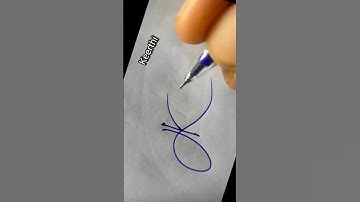 Keerthi,name style #shorts #youtubeshorts #artist #handwriting #trending #signature #viral #sign