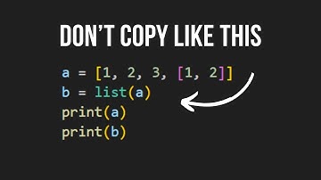 Shallow And Deep Copy In Python
