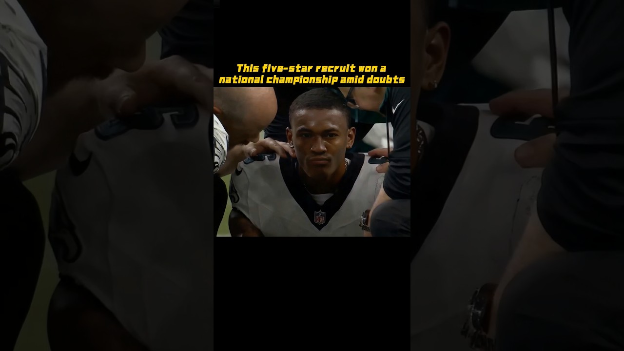 This five-star recruit won a national championship amid doubts 