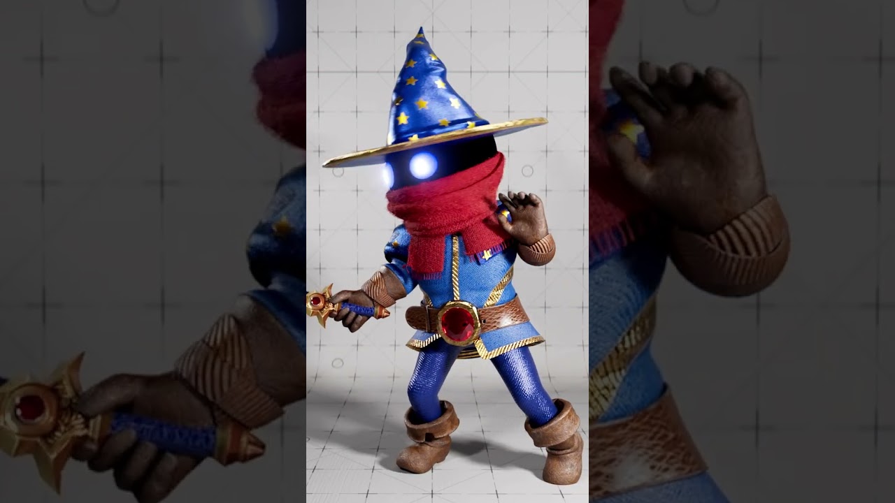Mysterious Fantasy Wizard 3D Animation 