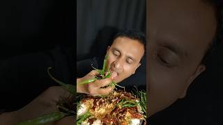SPICY CHILLIES EATING WITH BASMATI RICE ASMR, BHARAT PAWAR,#asmr ,#shorts