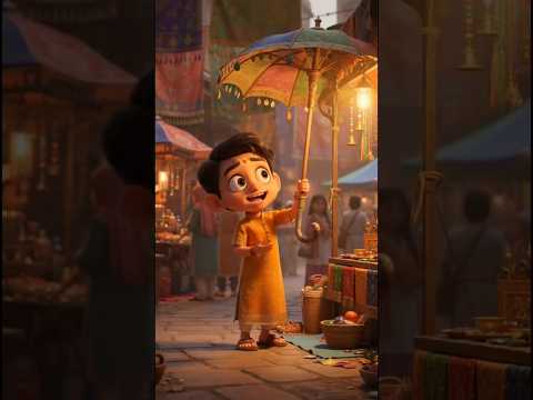“जब टिल्लू की जादुई छतरी ने पूरे गाँव में मचा दिया हंगामा! 😱☔😂” #shorts #ai #viralshorts #trending