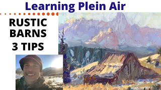 How to Plein Air Paint A Rustic Barn | BEGINNER MUST WATCH!