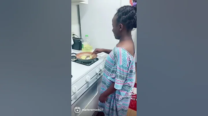 My Granddaughter First time cooking