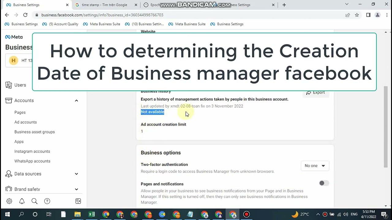 how-to-determine-creation-date-of-business-manager-bm-facebook-youtube