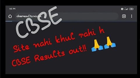 CBSE Site Crashed!! 😱😱Why The CBSE Result Site is not opening ? CBSE Result Out!!😱😱 Fast!!