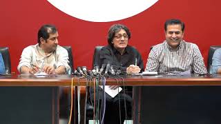 Secretary Information Rauf Hassan, Khalid Khursid and Abuzar Salman Niazi Important Press Conference