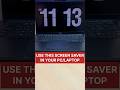 How To Set Clock Screensaver On PC Laptop Shorts Pctips 