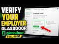 How to Verify Your Employer with Glassdoor - Full Guide