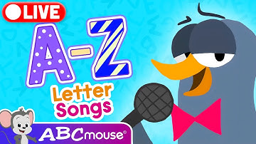 🔴 LIVE: Learn the Alphabet from 🌟 A to Z! ✨ | ABCmouse 📚 Alphabet Songs for Kids 🎶 ✨
