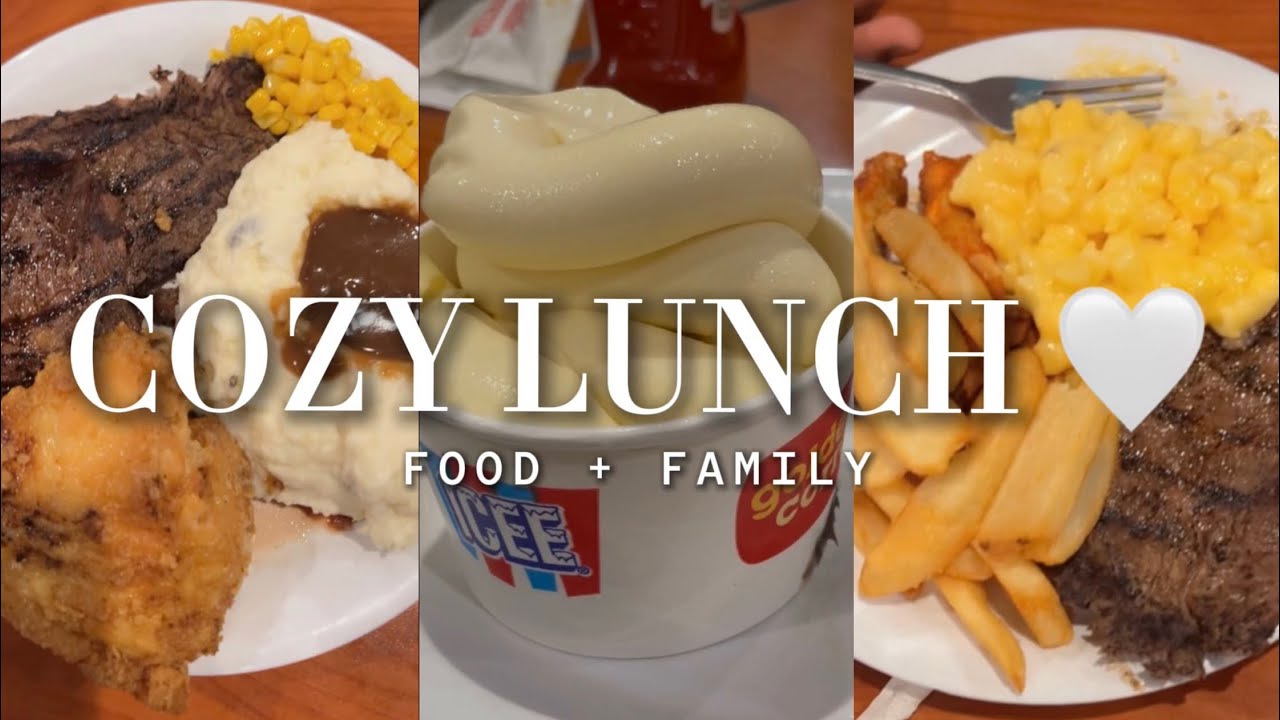 A calm family lunch 🤍 | Golden Corral
