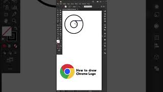 How to draw Chrome logo in adobe illustrator easy