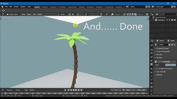 Tree Low Poly 3D in Blender 2 8