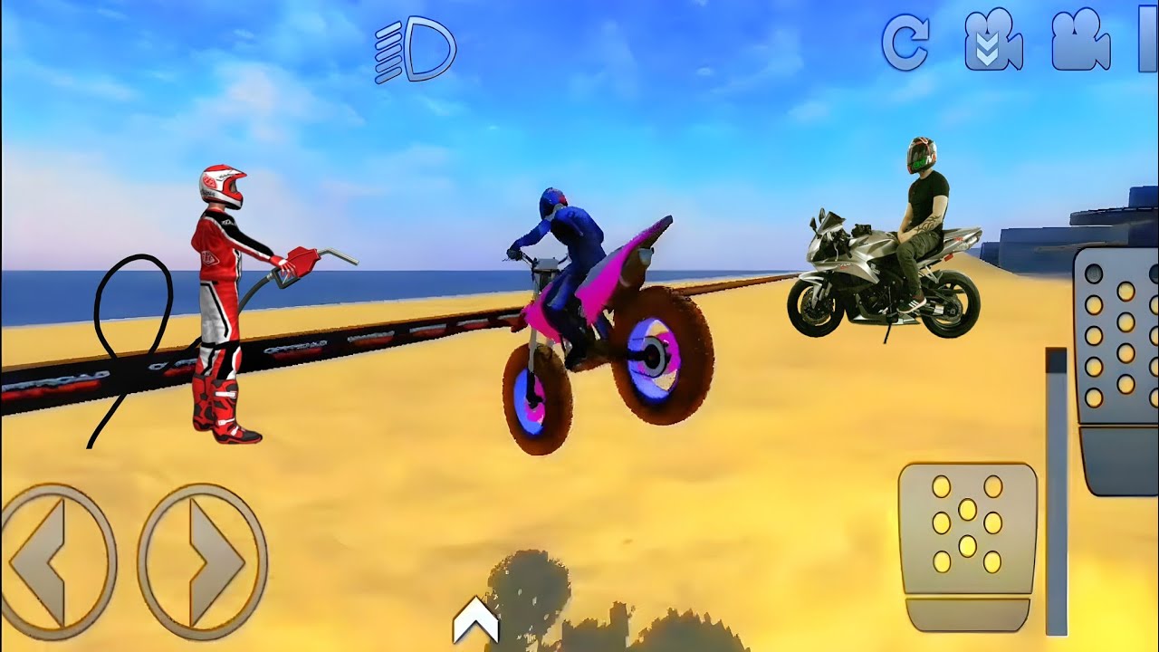 Offroad Outlaw Us City Ride Motorbike Stunts Android Game Play