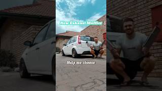 Exhaust muffler Options #modifiedfordfigo #shorts #fordfigo #muffler