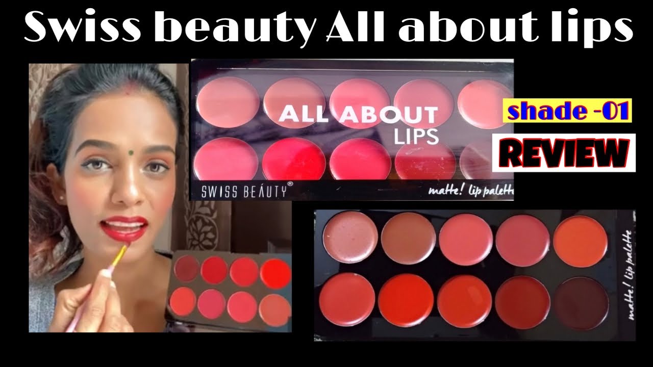 Swiss beauty All about lips matte lip palette YouTube