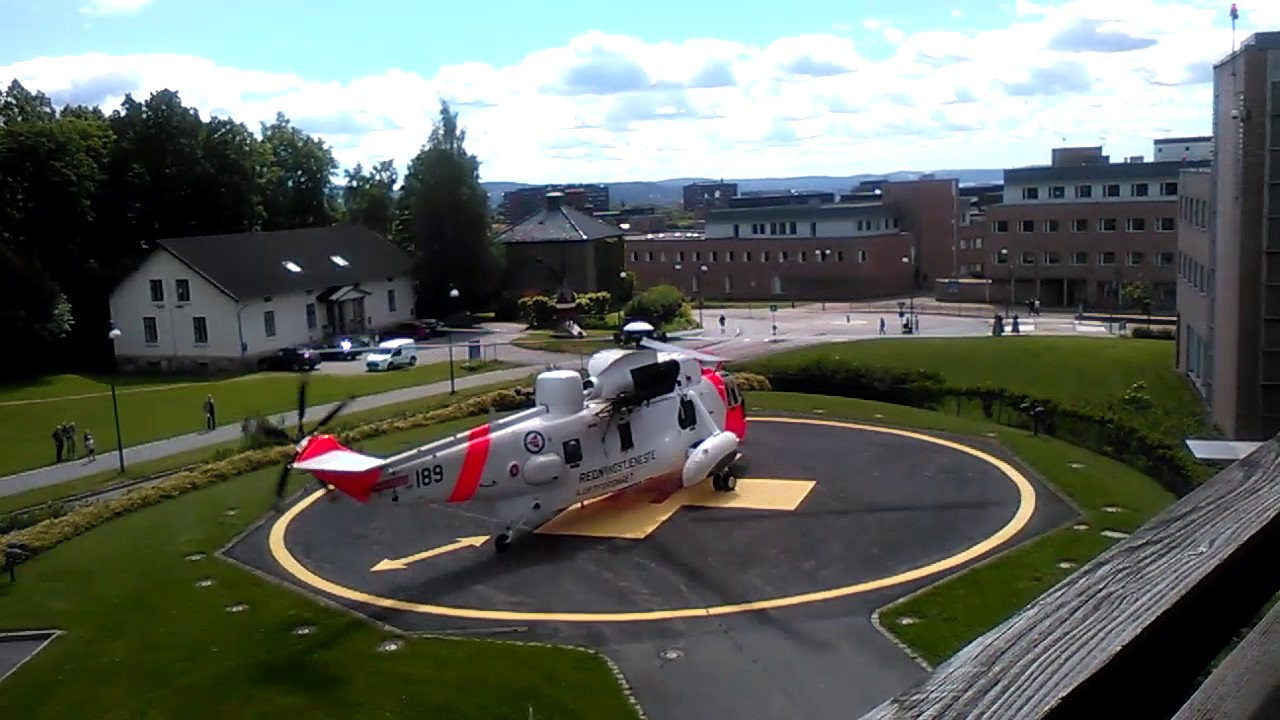 Sea king tar av fra Riksen