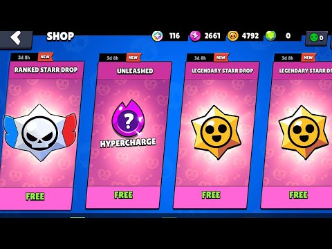 THAAANKS!!!😱🔥 FREE LEGENDARY GIFTS🎁 HYPERCHARGE GIFTS BRAWL STARS UPDATE!!😨😱