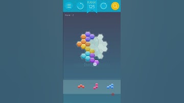 Puzzlerama Blocks Hexa Hard Solution Level 2
