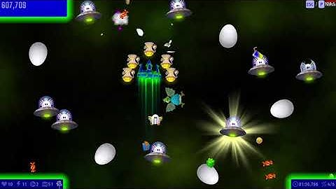 Chicken Invaders Universe (Early Access)v121.1:hard mission with diffculty 99-100% EP#5