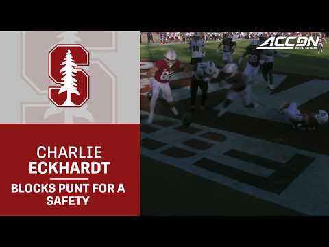 Stanford Blocks A Punt For A Safety