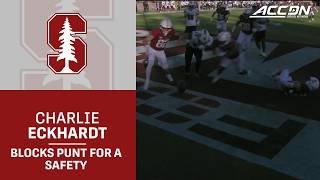 Stanford Blocks A Punt For A Safety