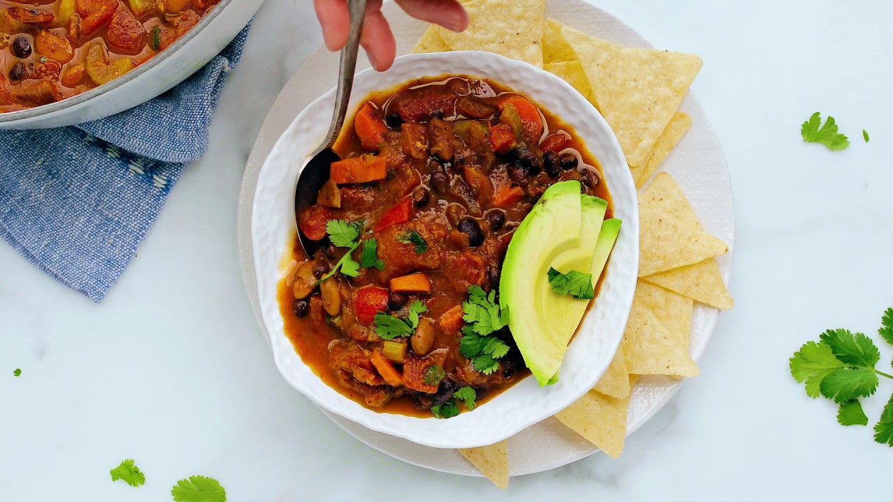 Homemade Vegetarian Chili YouTube