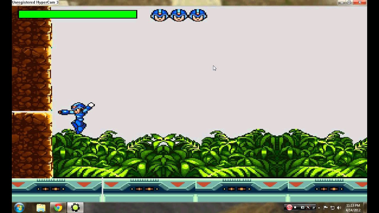 GameMaker 8.0 D&D Megaman Game tutorial (Part 9 Stage beautifying cont ...