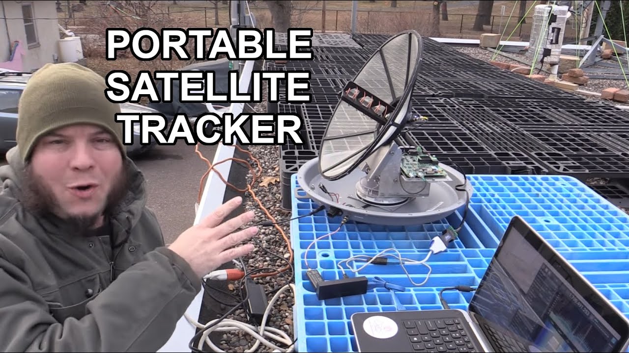 Automatically Tracking L-Band Satellites With Hacked TV Dish & 3-D Printed Helicone Antenna