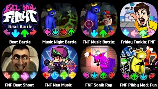 FNF Rainbow Friends, FNF Squid Game, Beat Battle, Music Night Battle, Rap Shooter, FNF Neo Music screenshot 5