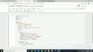 Program Pendataan Karyawan || Menggunakan PYTHON