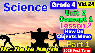 ساينس رابعة ابتدائى ترم اول 𝟐𝟎𝟐6  𝑺𝒄𝒊𝒆𝒏𝒄𝒆 𝗚𝗿𝗮𝗱𝗲 4 Unit 2 𝐂𝐨𝐧𝐜𝐞𝐩𝐭 1 𝐋𝐞𝐬𝐬𝐨𝐧 2 Part 1