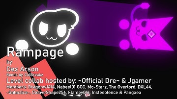 Rampage | @DexArson (Remix by: @ColBreakz) (Project Arrhythmia collab level)