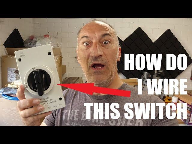 How to Wire a Solar DC Switch - Budget Build EP16 