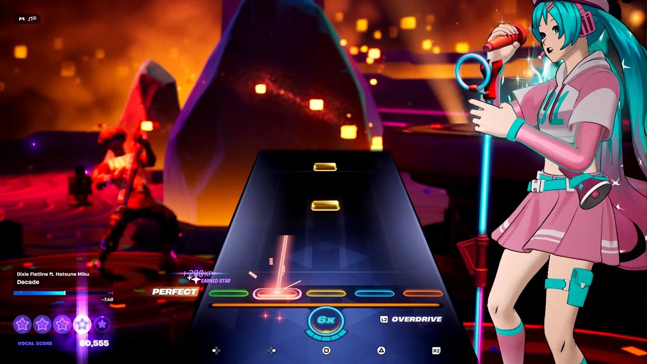 Decade - Dixie Flatline ft. Hatsune Miku - Fortnite Festival Artist Showcase