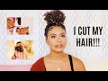 I CUT MY HAIR!! | How to Get Rid of Fairy Knots