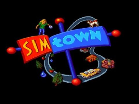 SimTown gameplay (PC Game, 1995)