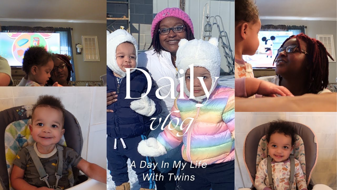 Day In The Life With 15 Month Old Twins | Young Twin Mom | Toddlers ...