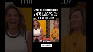 Jackie Chan shocking,don't know about kardashians ? #viral #shortvideo #shorts #shocking #jackiechan