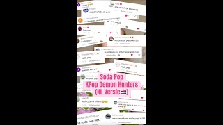 Soda Pop Nl Versie Van Kpop Demon Hunters.