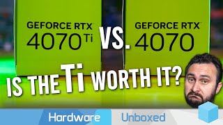 GeForce RTX 4070 vs. 4070 Ti, $600 or $800 GPU Upgrade: 40 Game Benchmark 1080p, 1440p \u0026 4K