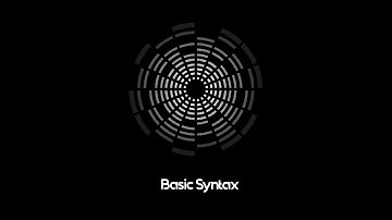 Blackout Tutorials 2: Basic Syntax