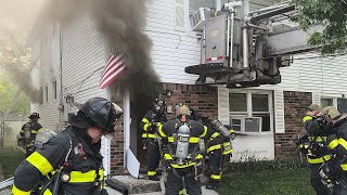 FDNY - Early Arrival - Queens 2nd Alarm Box 6363 -  Heavy Fire In A Dwelling with Extension - 5/8/24