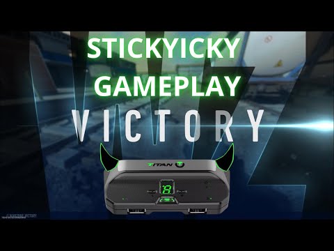 TitanTwo AIMBOT CONSOLE COD Gameplay - STICKYICKY SCRIPT
