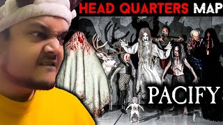 KINGFU COMPLETES PACIFY HEADQUARTERS MAP! | The Scariest Horror Game | Telugu live Gaming #day70