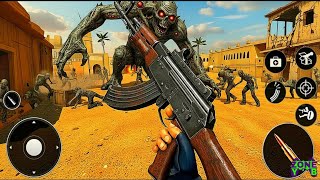 FPS Strike Ops Modern Arena: Zombies Attack Mode - Android Gameplay 
